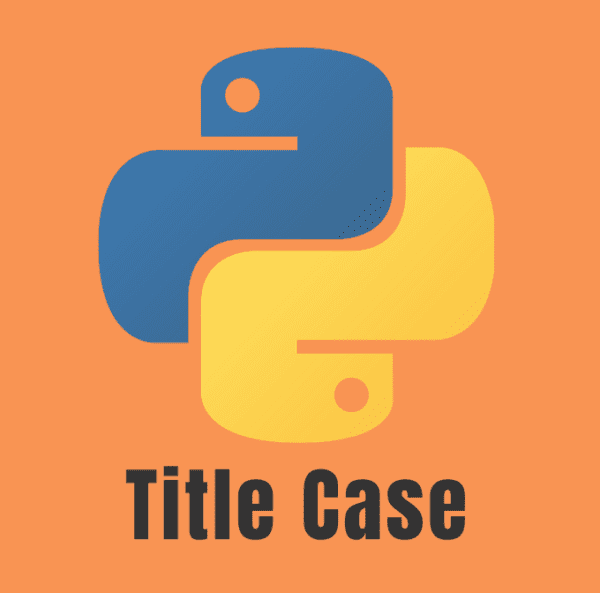 convert string to title case python