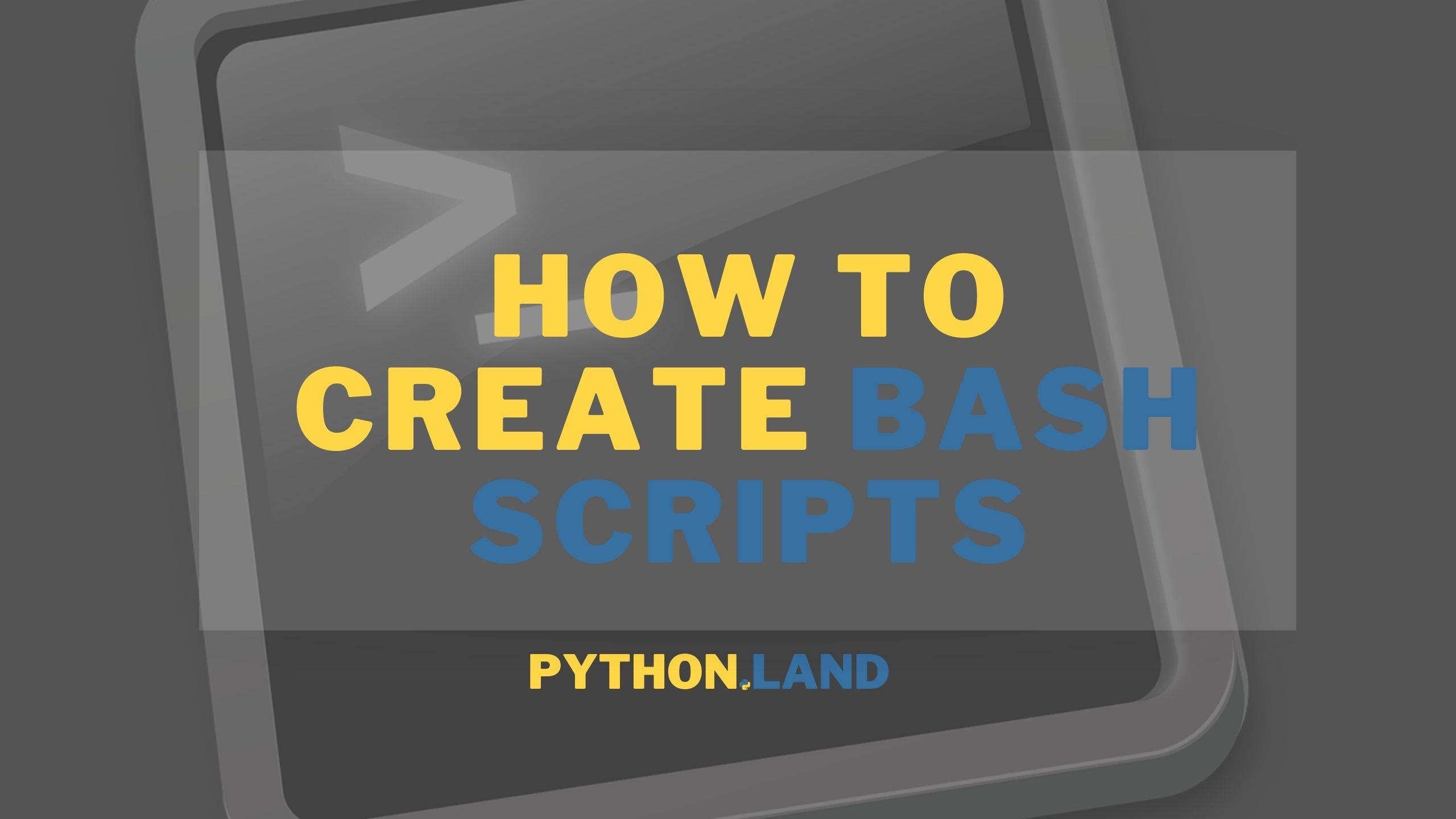 Create A Variable In Bash Script