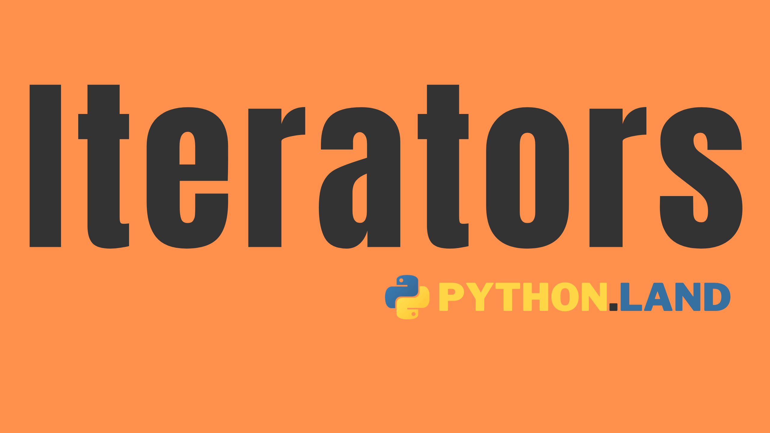 Python iterators