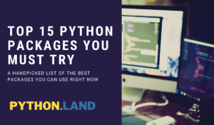 Top 15 Python packages header