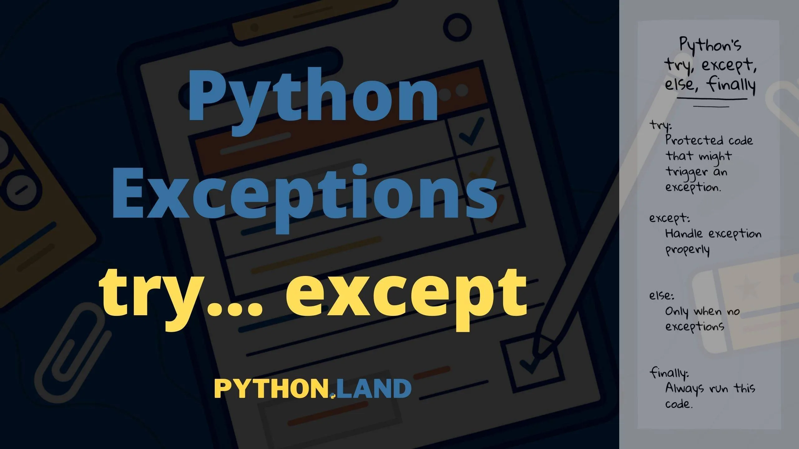 Python Tutorials - Exception Handling