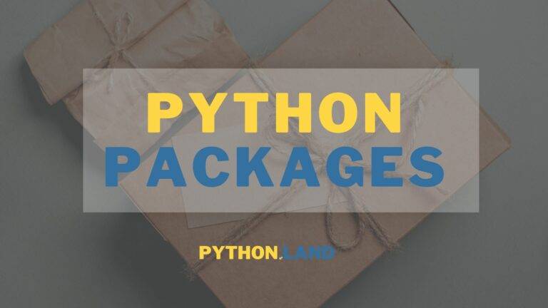 Python Packages: Structure Code By Bundling Your Modules