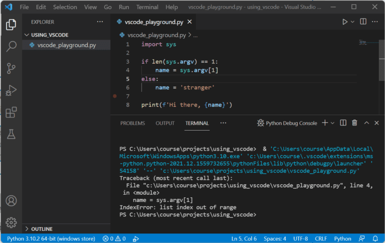 Python in VSCode: Running and Debugging • Python Land Tutorial